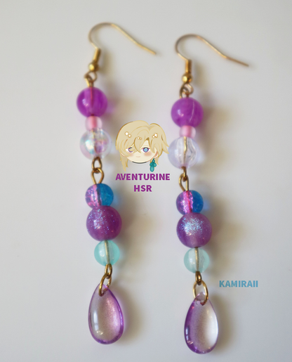 Série HSR ( Honkai star Rail) - Boucles d'oreilles