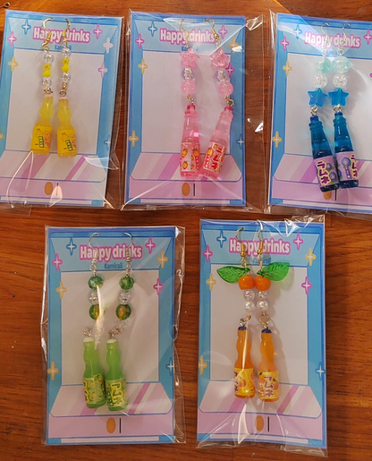 Boucles d'oreilles Ramune - Happy drink