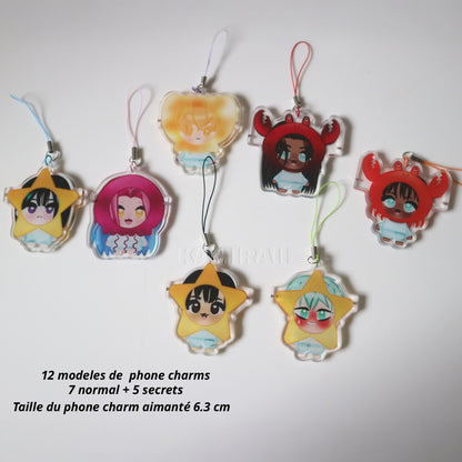 Gacha Phone charms aimantés : Alien stage (merch non officiel)