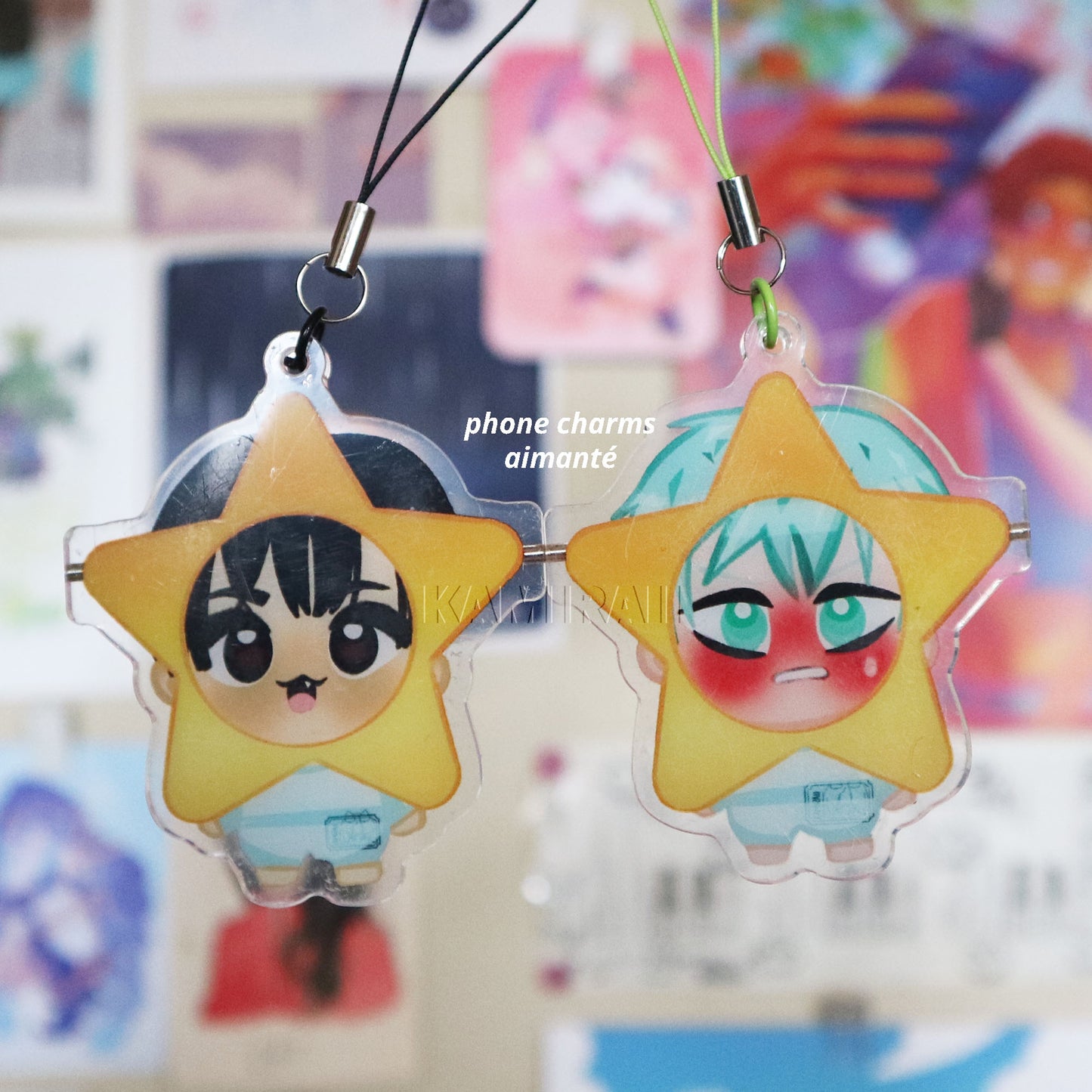 Gacha Phone charms aimantés : Alien stage (merch non officiel)
