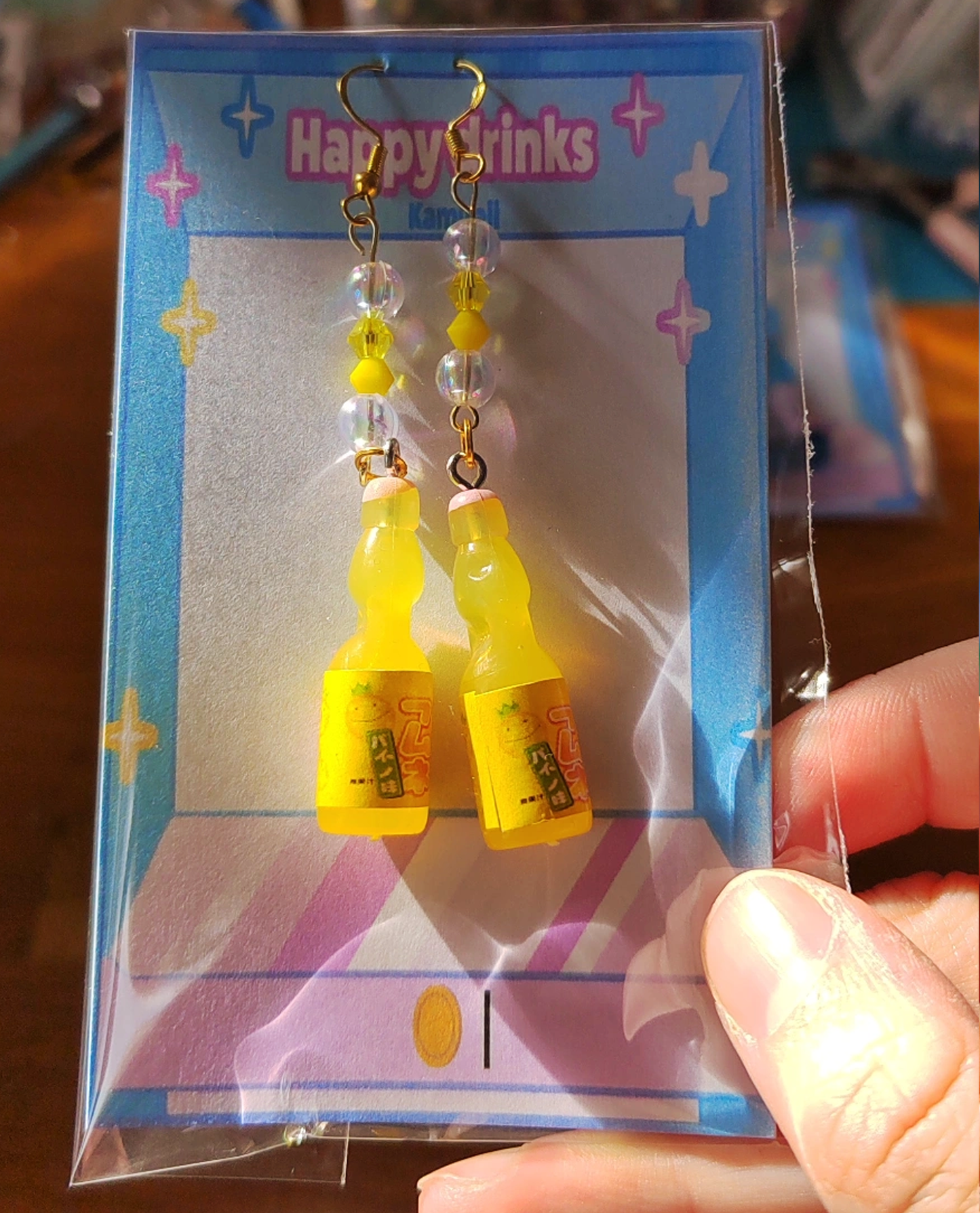 Boucles d'oreilles Ramune - Happy drink