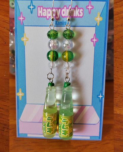 Boucles d'oreilles Ramune - Happy drink