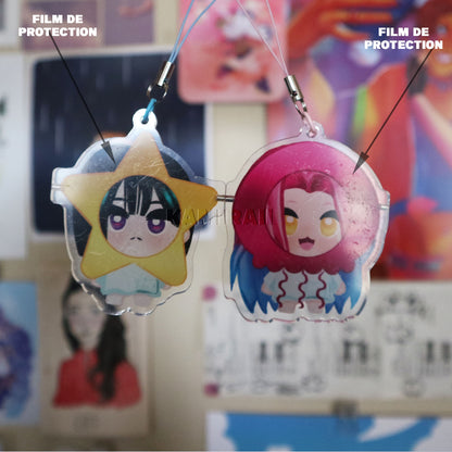 Gacha Phone charms aimantés : Alien stage (merch non officiel)